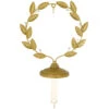 Hallmark Golden Wreath Metal Ornament And Stocking Hanger
