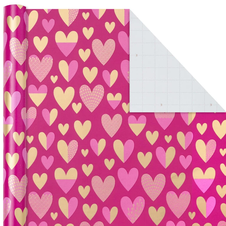 Hallmark Gold And Jewel Tones 3-Pack Wrapping Paper, 105 Sq. Ft. Total 4 Hallmark Gold And Jewel Tones 3-Pack Wrapping Paper, 105 Sq. Ft. Total - Image 4