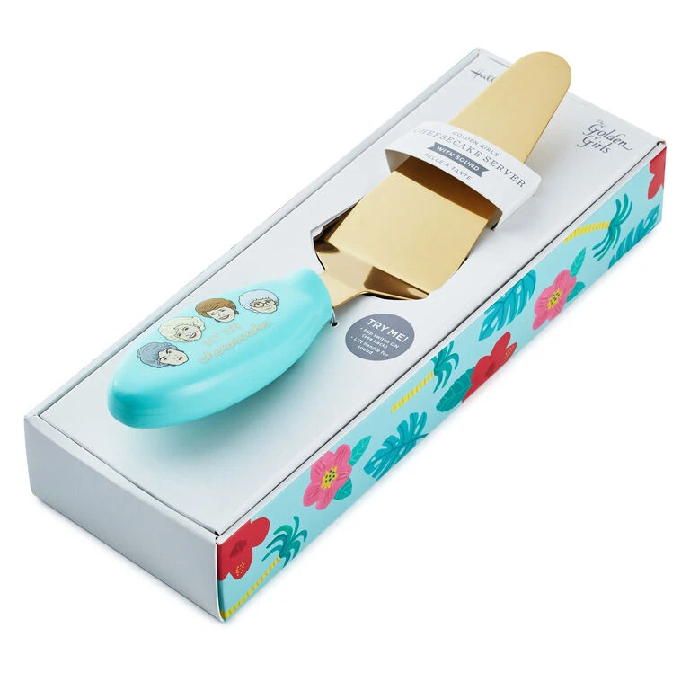Hallmark The Golden Girls Cheesecake Pie Server With Sound 2 Hallmark The Golden Girls Cheesecake Pie Server With Sound - Image 2