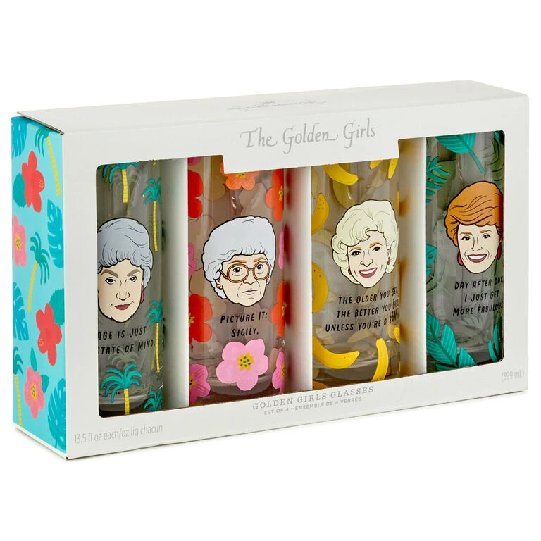 Hallmark The Golden Girls Glasses, Set Of 4 3 Hallmark The Golden Girls Glasses, Set Of 4 - Image 3