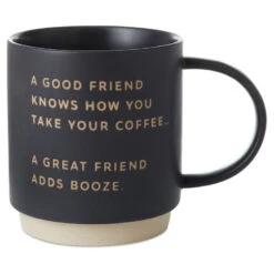 Hallmark Good Friend Great Friend Funny Mug, 16 Oz.