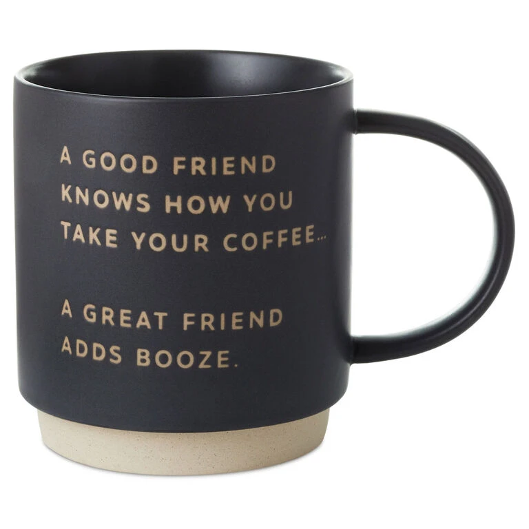 Hallmark Good Friend Great Friend Funny Mug, 16 Oz. 1 Hallmark Good Friend Great Friend Funny Mug, 16 Oz.
