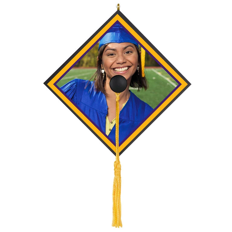 Hallmark Graduation Cap Photo Personalized Ornament 1 Hallmark Graduation Cap Photo Personalized Ornament