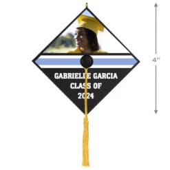 Hallmark Graduation Cap Text And Photo Personalized Ornament 6 Hallmark Graduation Cap Text And Photo Personalized Ornament -Hallmark Graduation Cap Text and Photo Personalized Keepsake Ornament 2499QHE2120B2 03