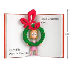 Hallmark Dr. Seuss's How The Grinch Stole Christmas!™ Cindy-Lou Who Ornament 8 Hallmark Dr. Seuss's How The Grinch Stole Christmas!™ Cindy-Lou Who Ornament -Hallmark Grich Stole Christmas Book Keepsake Ornament 1799QXI7309 03