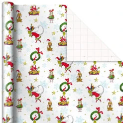 Hallmark Dr. Seuss™ Grinch 3-Pack Christmas Wrapping Paper Assortment, 105 Sq. Ft. 11 Hallmark Dr. Seuss™ Grinch 3-Pack Christmas Wrapping Paper Assortment, 105 Sq. Ft. -Hallmark Grinch 3Pack Christmas Wrapping Paper 5JXW1211 05
