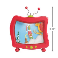 Hallmark Dr. Seuss's How The Grinch Stole Christmas!™ How Could It Be So? Ornament With Light And Sound -Hallmark Grinch Stole Christmas TV Keepsake Ornament 1999QXI7387 03