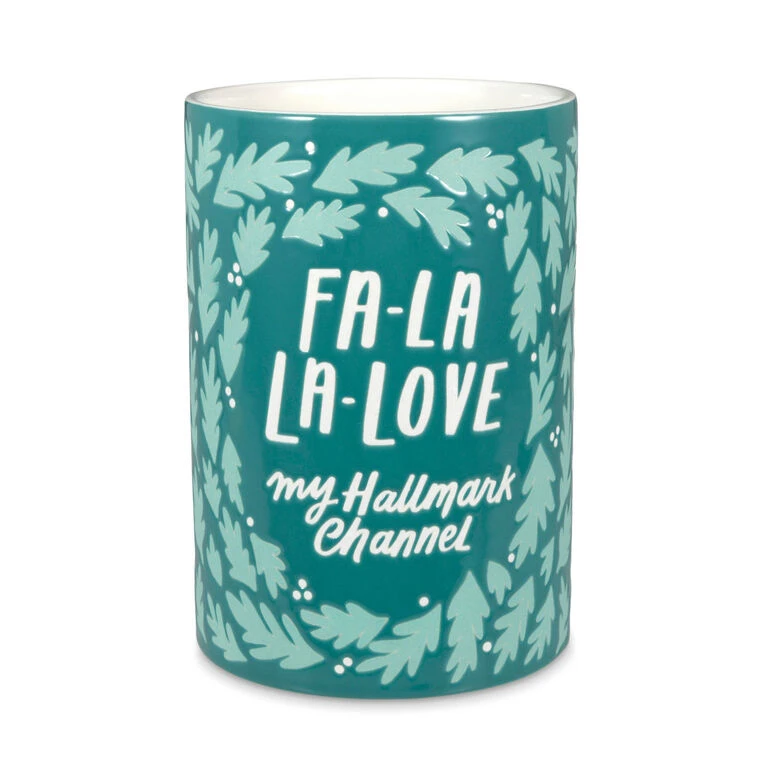 Hallmark Channel Fa-La-La-Love Ceramic Wine Chiller 1 Hallmark Channel Fa-La-La-Love Ceramic Wine Chiller