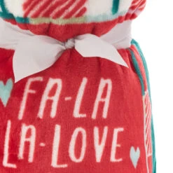 Hallmark Channel Fa-La-La-Love Plaid Blanket, 50x60 10 Hallmark Channel Fa-La-La-Love Plaid Blanket, 50x60 -Hallmark Hallmark Channel FaLaLaLove Plaid Blanket 1XKT3520 05