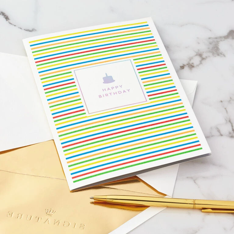 Hallmark Happy Birthday Cake 3D Pop-Up Birthday Card 5 Hallmark Happy Birthday Cake 3D Pop-Up Birthday Card - Image 5