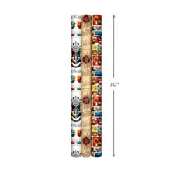 Hallmark Harry Potter™ 3-Pack Assorted Wrapping Paper, 60 Sq. Ft. Total 15 Hallmark Harry Potter™ 3-Pack Assorted Wrapping Paper, 60 Sq. Ft. Total -Hallmark Harry Potter Assorted Wrapping Paper Pack 5EWR2958 08
