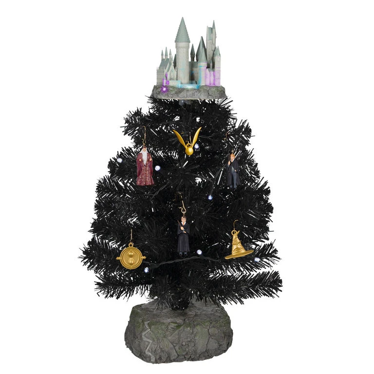 Hallmark Harry Potter™ The Wizarding World™ Miniature Tree Set With Light And Sound 1 Hallmark Harry Potter™ The Wizarding World™ Miniature Tree Set With Light And Sound