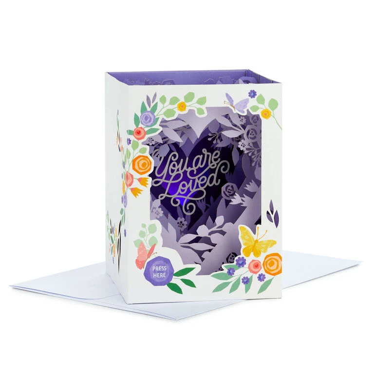 Hallmark You Are Loved 3D Pop-Up Musical Mother's Day Card With Light 1 Hallmark You Are Loved 3D Pop-Up Musical Mother's Day Card With Light