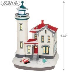 Hallmark Holiday Lighthouse 2023 Ornament With Light 8 Hallmark Holiday Lighthouse 2023 Ornament With Light -Hallmark Holiday Lighthouse Keepsake Ornament 2799QXR8237 03