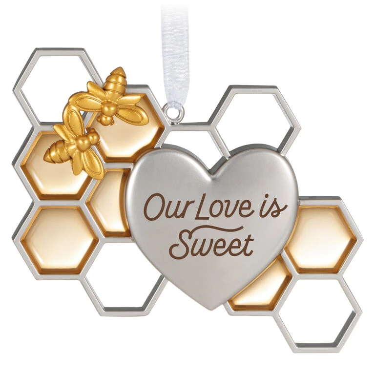 Hallmark Our Love Is Sweet Metal Ornament 1 Hallmark Our Love Is Sweet Metal Ornament