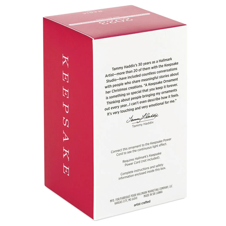 Hallmark Season Of Hope Snowman Ornament With Light 5 Hallmark Season Of Hope Snowman Ornament With Light - Image 5