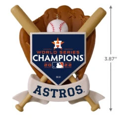 Hallmark MLB Houston Astros™ World Series Champions™ 2022 Ornament 6 Hallmark MLB Houston Astros™ World Series Champions™ 2022 Ornament -Hallmark Houston Astros 2022 World Series Keepsake Christmas Ornament 2499QHR1233 03