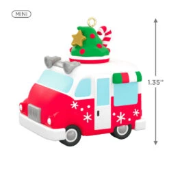 Hallmark Mini Festive Frozen Treats Ornament With Sound, 1.35" 9 Hallmark Mini Festive Frozen Treats Ornament With Sound, 1.35" -Hallmark Ice Cream Truck Keepsake Ornament 1299QXM9199 03