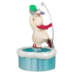 Hallmark Skating Snowball And Tuxedo Ornament With Motion 11 Hallmark Skating Snowball And Tuxedo Ornament With Motion -Hallmark Ice Skating Polar Bear and Penguin Keepsake Ornament 3499QGO2677 06