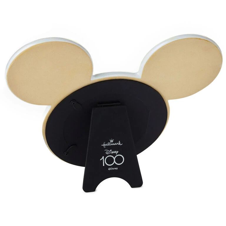 Hallmark Disney 100 Years Of Wonder Mickey Ears Ceramic Picture Frame, 4x4 2 Hallmark Disney 100 Years Of Wonder Mickey Ears Ceramic Picture Frame, 4x4 - Image 2