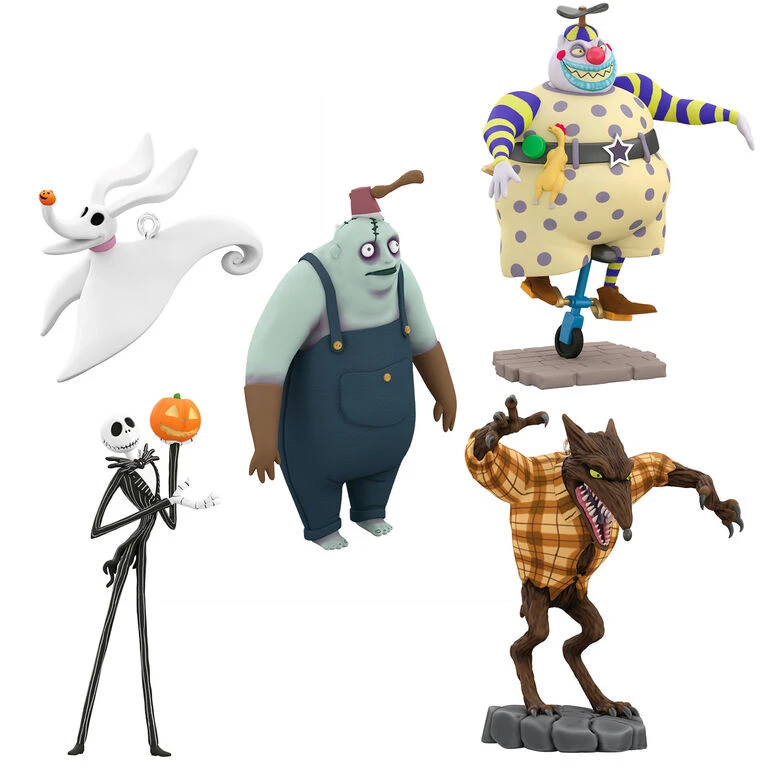 Hallmark Disney Tim Burton's The Nightmare Before Christmas Citizens Of Halloween Town Ornaments, Set Of 5 1 Hallmark Disney Tim Burton's The Nightmare Before Christmas Citizens Of Halloween Town Ornaments, Set Of 5
