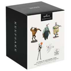 Hallmark Disney Tim Burton's The Nightmare Before Christmas Citizens Of Halloween Town Ornaments, Set Of 5 21 Hallmark Disney Tim Burton's The Nightmare Before Christmas Citizens Of Halloween Town Ornaments, Set Of 5 -Hallmark Jack Zero Wolfman Behemoth Clown Keepsake Ornaments 7499QFO5307 08