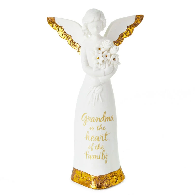 Hallmark Heart Of The Family Angel Figurine For Grandma, 8.5" 1 Hallmark Heart Of The Family Angel Figurine For Grandma, 8.5"