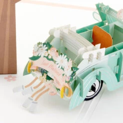 Hallmark Best Wishes For The Road Ahead 3D Pop-Up Wedding Card 14 Hallmark Best Wishes For The Road Ahead 3D Pop-Up Wedding Card -Hallmark Just Married Car 3D PopUp Wedding Card 1299LAD2903 05