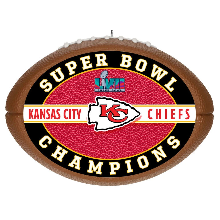 Hallmark NFL Kansas City Chiefs Super Bowl LVII Commemorative Ornament 1 Hallmark NFL Kansas City Chiefs Super Bowl LVII Commemorative Ornament