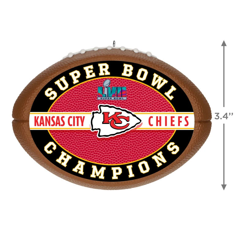 Hallmark NFL Kansas City Chiefs Super Bowl LVII Commemorative Ornament 3 Hallmark NFL Kansas City Chiefs Super Bowl LVII Commemorative Ornament - Image 3