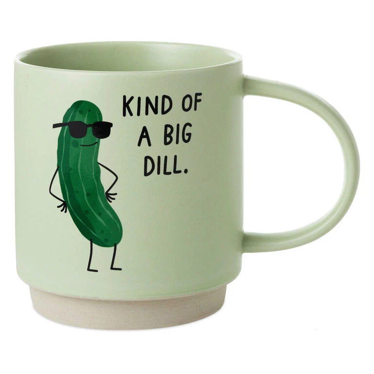 Hallmark Kind Of A Big Dill Funny Mug, 16 Oz. 1 Hallmark Kind Of A Big Dill Funny Mug, 16 Oz.