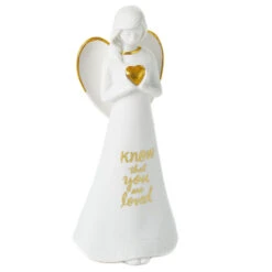 Hallmark 37 Hallmark Know That You Are Loved Angel Figurine, 8.25"