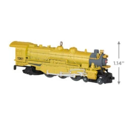 Hallmark Lionel® Trains Yellow 1361 Pennsylvania K4 Steam Locomotive Metal Ornament -Hallmark Lionel Trains Engine Keepsake Ornament 2199QXE3267 03