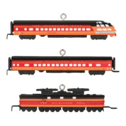 Hallmark Mini Lionel® Milwaukee Road EP-2 Passenger Ornaments, Set Of 3 12 Hallmark Mini Lionel® Milwaukee Road EP-2 Passenger Ornaments, Set Of 3 -Hallmark Lionel Trains Milwaukee Road Cars Keepsake Ornaments 2299QXM9287 06