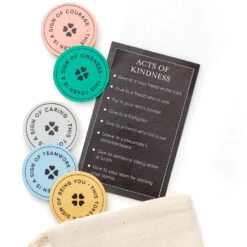 Hallmark Little World Changers™ And Kind Culture Co. The Doll Kind Boy, 12" 12 Hallmark Little World Changers™ And Kind Culture Co. The Doll Kind Boy, 12" -Hallmark Little World Changers Medium Skin Boy Doll With Tokens 1KID2087 05