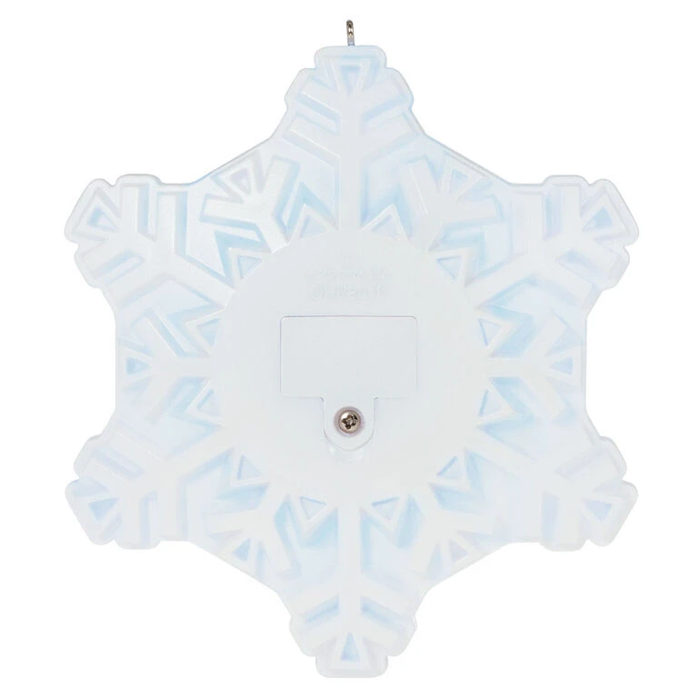 Hallmark Magic Sparkling Snowflake Photo Personalized Ornament With Light 4 Hallmark Magic Sparkling Snowflake Photo Personalized Ornament With Light - Image 4