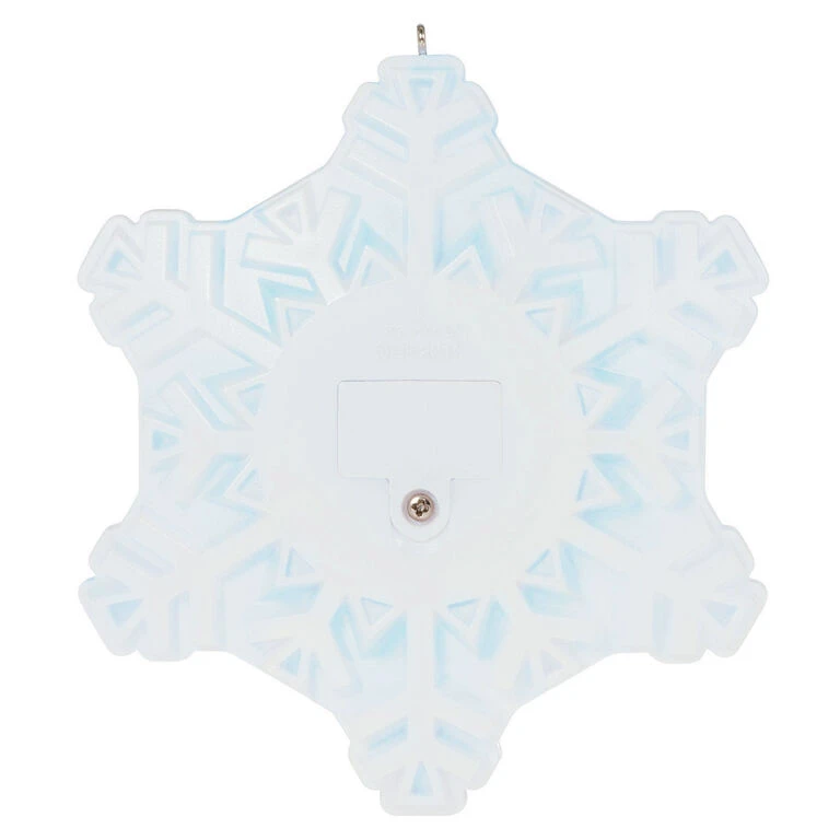 Hallmark Magic Sparkling Snowflake Script Text Personalized Ornament With Light 4 Hallmark Magic Sparkling Snowflake Script Text Personalized Ornament With Light - Image 4