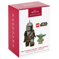 Hallmark The Mandalorian™ And Grogu™ LEGO® Star Wars™ Minifigure Ornaments, Set Of 2 9 Hallmark The Mandalorian™ And Grogu™ LEGO® Star Wars™ Minifigure Ornaments, Set Of 2 -Hallmark Mandalorian Grogu LEGO Minifig Keepsake Ornaments 2499QXI7079 04