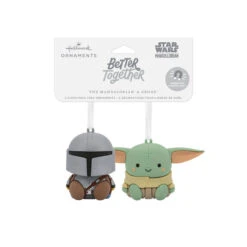 Better Together Star Wars: The Mandalorian™ And Grogu™ Magnetic Hallmark Ornaments, Set Of 2 8 Better Together Star Wars: The Mandalorian™ And Grogu™ Magnetic Hallmark Ornaments, Set Of 2 -Hallmark Mandalorian and Grogu Christmas Ornaments 3HCM2401 04