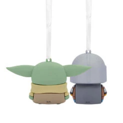 Better Together Star Wars: The Mandalorian™ And Grogu™ Magnetic Hallmark Ornaments, Set Of 2 9 Better Together Star Wars: The Mandalorian™ And Grogu™ Magnetic Hallmark Ornaments, Set Of 2 -Hallmark Mandalorian and Grogu Christmas Ornaments 3HCM2401 06