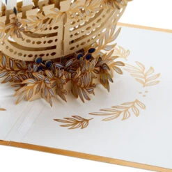 Hallmark Season Full Of Light 3D Pop-Up Hanukkah Card 12 Hallmark Season Full Of Light 3D Pop-Up Hanukkah Card -Hallmark Menorah 3D PopUp Hanukkah Card 5XXH1003 04