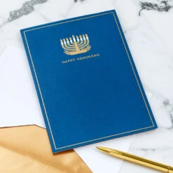 Hallmark Season Full Of Light 3D Pop-Up Hanukkah Card 14 Hallmark Season Full Of Light 3D Pop-Up Hanukkah Card -Hallmark Menorah 3D PopUp Hanukkah Card 5XXH1003 06