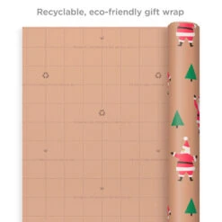 Hallmark Merry Kraft Prints 3-Pack Christmas Wrapping Paper, 90 Sq. Ft. 15 Hallmark Merry Kraft Prints 3-Pack Christmas Wrapping Paper, 90 Sq. Ft. -Hallmark Merry Kraft Prints 3Pack Christmas Wrapping Paper 5JXW1050 08