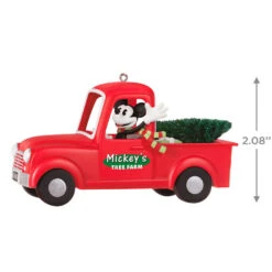 Hallmark Disney Mickey Mouse Mickey's Tree Farm 2023 Ornament 8 Hallmark Disney Mickey Mouse Mickey's Tree Farm 2023 Ornament -Hallmark Mickey Christmas Tree Truck Keepsake Ornament 1999QXD6677 03