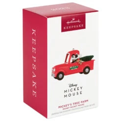 Hallmark Disney Mickey Mouse Mickey's Tree Farm 2023 Ornament 9 Hallmark Disney Mickey Mouse Mickey's Tree Farm 2023 Ornament -Hallmark Mickey Christmas Tree Truck Keepsake Ornament 1999QXD6677 04