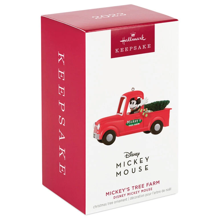 Hallmark Disney Mickey Mouse Mickey's Tree Farm 2023 Ornament 4 Hallmark Disney Mickey Mouse Mickey's Tree Farm 2023 Ornament - Image 4