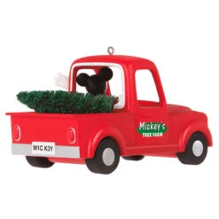 Hallmark Disney Mickey Mouse Mickey's Tree Farm 2023 Ornament 11 Hallmark Disney Mickey Mouse Mickey's Tree Farm 2023 Ornament -Hallmark Mickey Christmas Tree Truck Keepsake Ornament 1999QXD6677 06