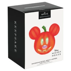Hallmark Disney Mickey Mouse Mysterious Mickey Jack-o'-Lantern Ornament With Light 9 Hallmark Disney Mickey Mouse Mysterious Mickey Jack-o'-Lantern Ornament With Light -Hallmark Mickey Mouse JackoLantern Keepsake Ornament 2699QFO5347 04