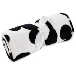 Hallmark Disney Mickey Mouse Silhouettes Throw Blanket, 50x60 5 Hallmark Disney Mickey Mouse Silhouettes Throw Blanket, 50x60 -Hallmark Mickey Mouse Silhouette BlackWhite Plush Blanket 1DYG2056 03