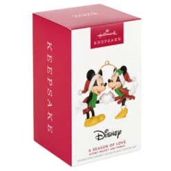Hallmark Disney Mickey And Minnie A Season Of Love Ornament -Hallmark Mickey and Minnie Hands Heart Keepsake Ornament 2099QXD6667 04